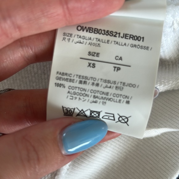 Off white hoodie white and purple - Picture 7 of 8